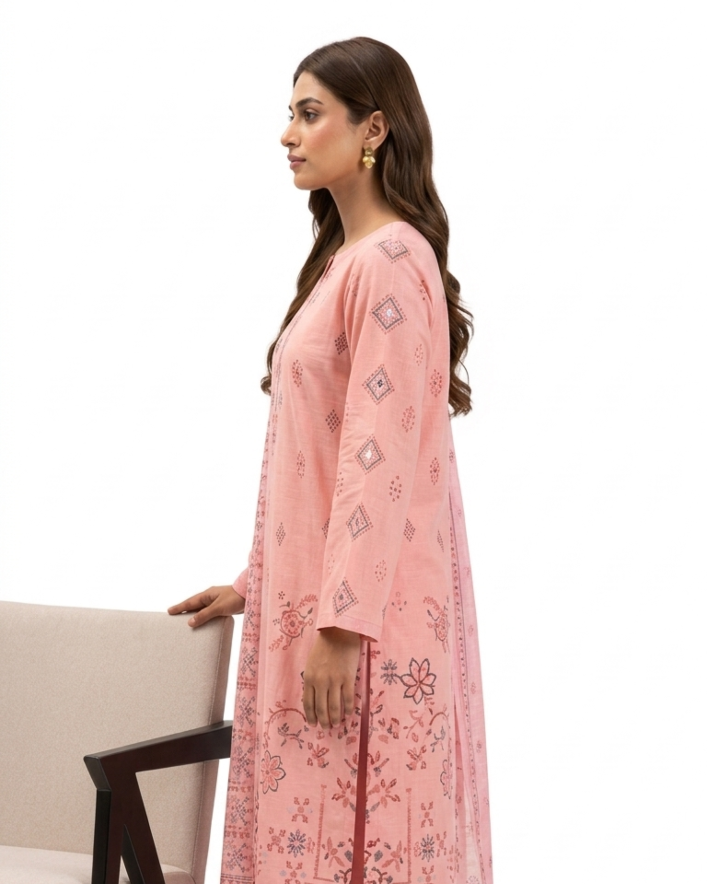 Embroidered Lawn Suit