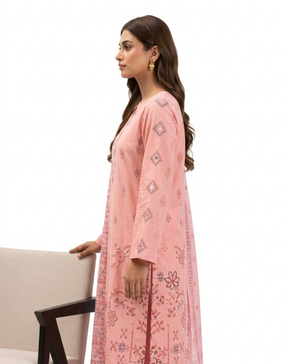 Embroidered Lawn Suit
